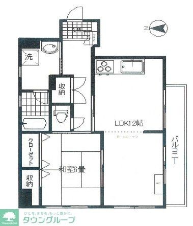 アーバン臼倉の物件間取画像