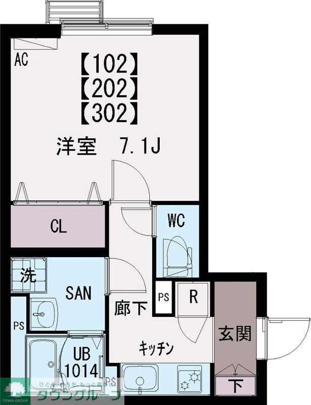 イクシオ六月の物件間取画像