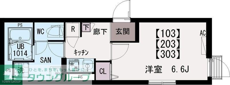 イクシオ六月の物件間取画像