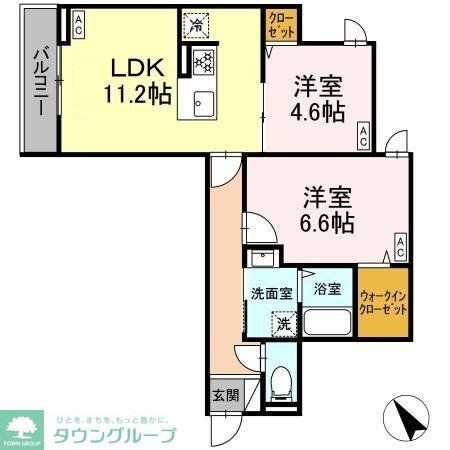 グラナーデ扇IIの物件内観写真