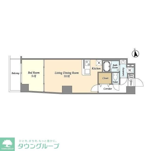 アルファコート西新井の物件間取画像