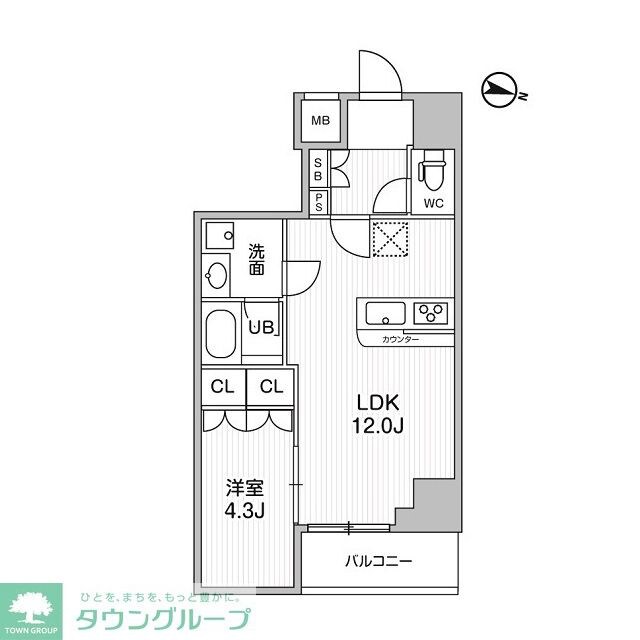 コンフォリア・リヴ千住の物件間取画像