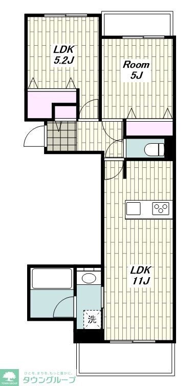 へーベルメゾン町屋1丁目の物件間取画像