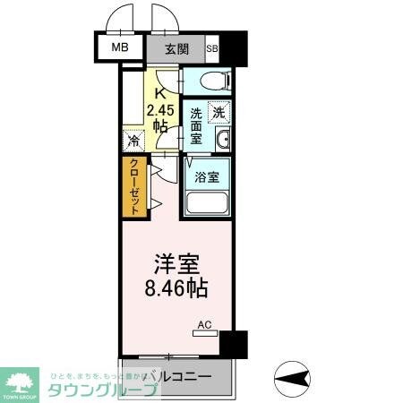 ホーリーホックの物件間取画像