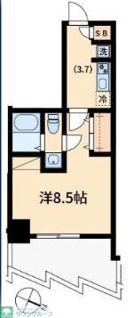 オモチデ扇大橋の物件間取画像