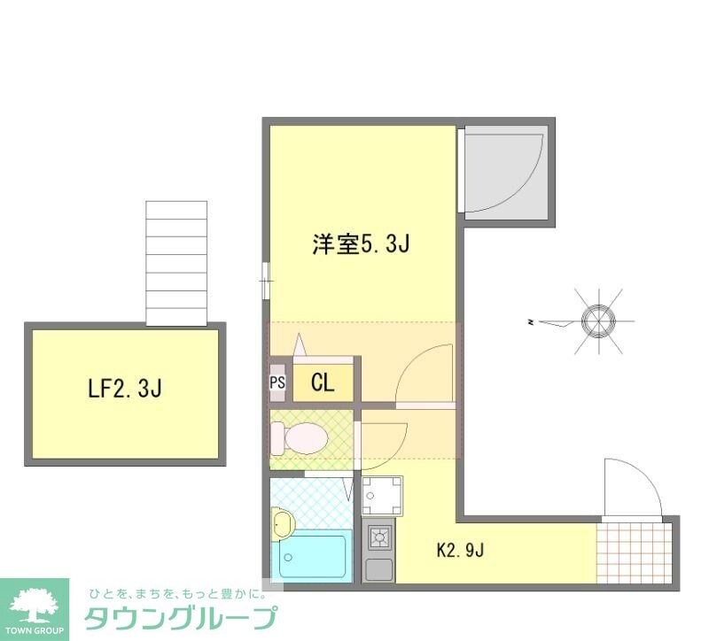 フォルトゥーナ梅島の物件間取画像