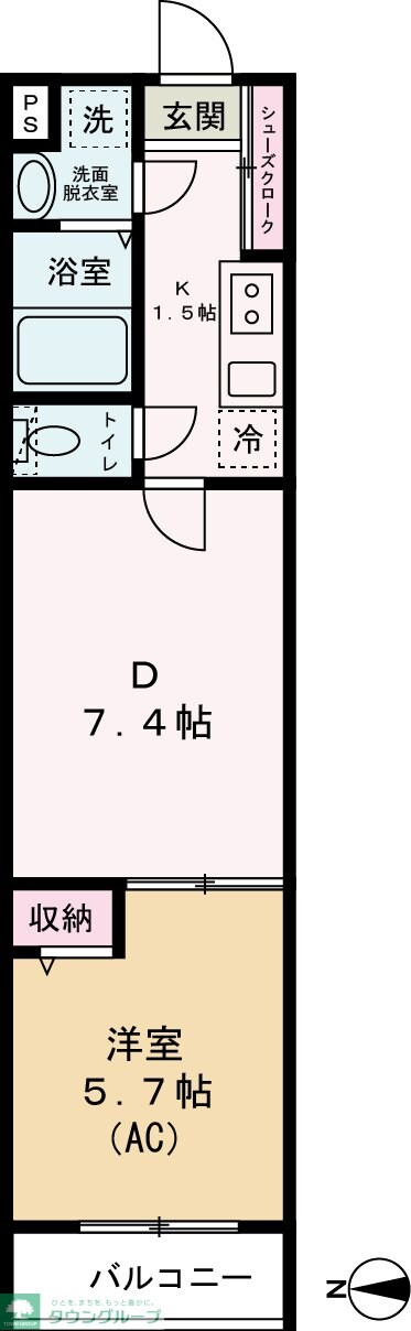 エクセラン舎人IIの物件間取画像