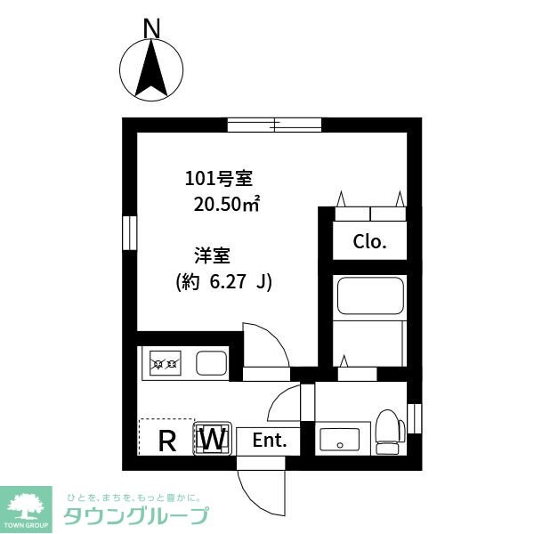 EXENTIA ROKUCHOの物件間取画像