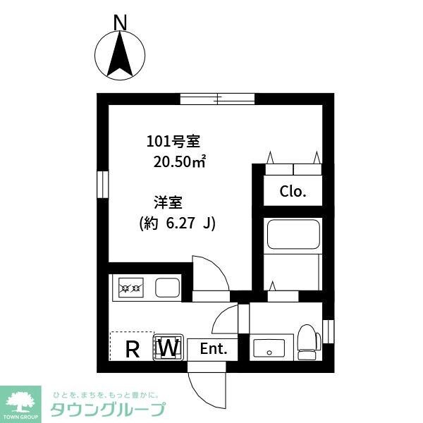 EXENTIA ROKUCHOの物件間取画像