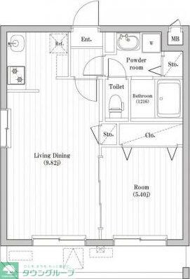 アーバンパーク六町の物件間取画像