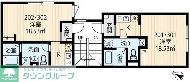 アミスタ亀有の物件間取画像