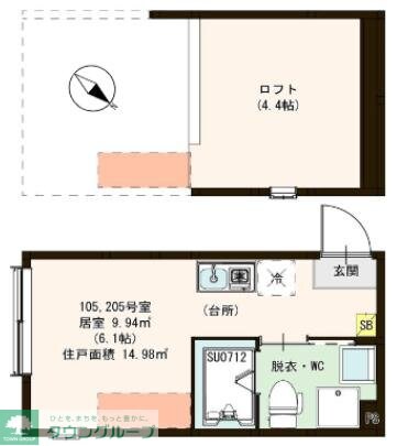 セレーネエステート千住曙の物件間取画像
