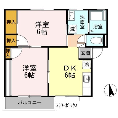 アーバン中山の物件間取画像
