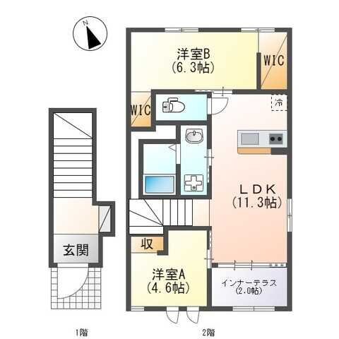 ラ・スールの物件間取画像