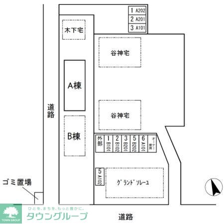 コーポラス谷神Aの物件内観写真