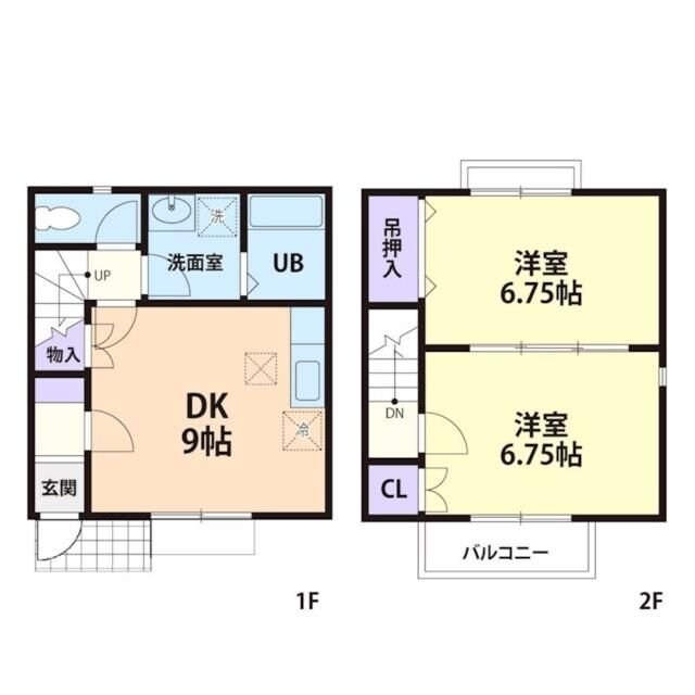 カーサ・デルーチェの物件間取画像