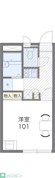 レオパレスパシオネの物件間取画像