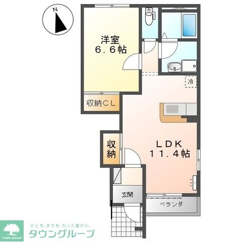 プロニティHYの物件間取画像