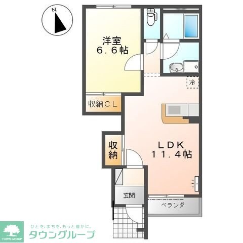 プロニティHYの物件間取画像