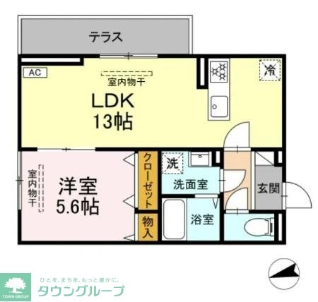 アンソレイユ宮ノ上の物件間取画像