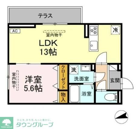 アンソレイユ宮ノ上の物件間取画像