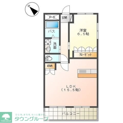 スカイヒルズの物件間取画像