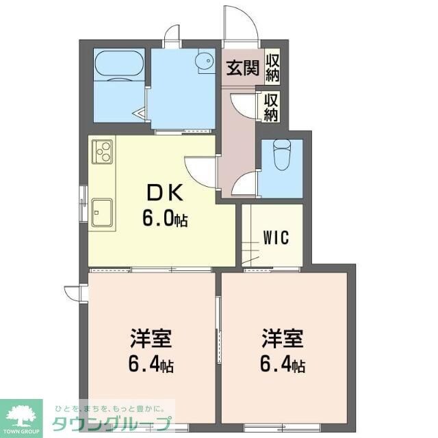 コミーテラスIIの物件間取画像