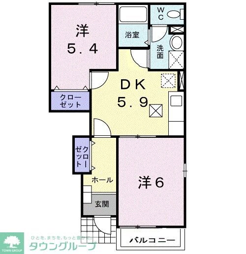 プラム ブルックの物件間取画像