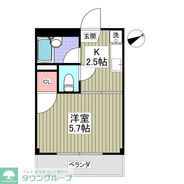 リエス伊勢原の物件間取画像