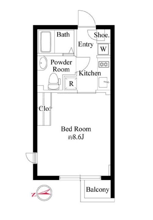 ARISTO白金高輪の物件間取画像