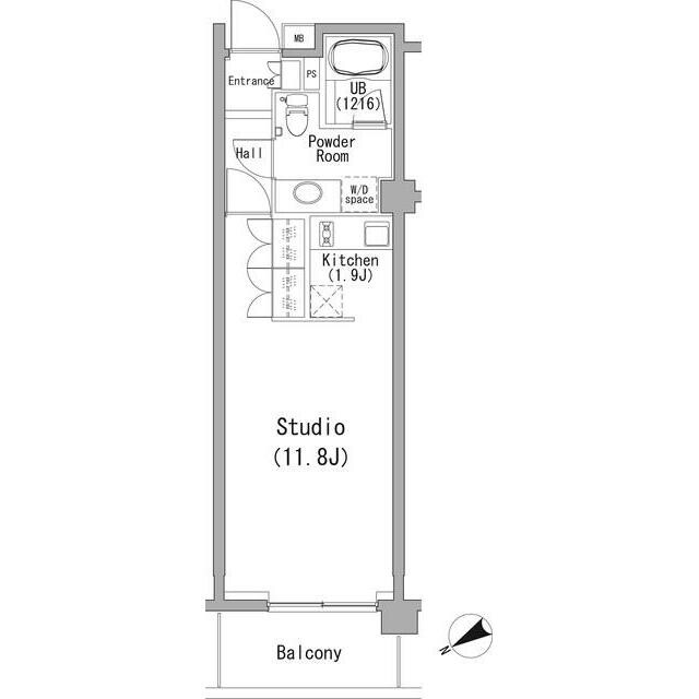 PERCH南青山の物件間取画像