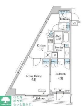 クインテット恵比寿の物件間取画像
