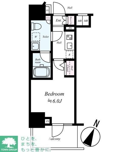 メインステージ三田アーバンスクエアの物件間取画像