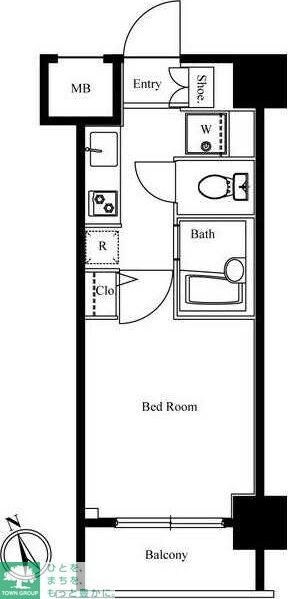 SQUARE渋谷の物件間取画像