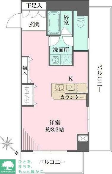 クリーンホームツルオカの物件間取画像