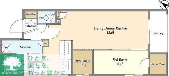 アジュールテラス目黒祐天寺の物件間取画像