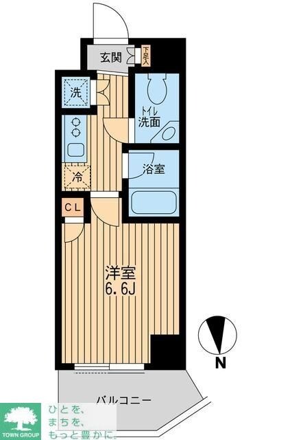 スペーシア池尻大橋の物件間取画像