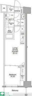 ザ・パークハビオSOHO代々木公園の物件内観写真