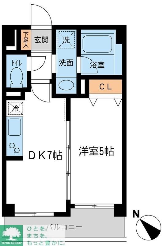 ルクレ初台の物件間取画像