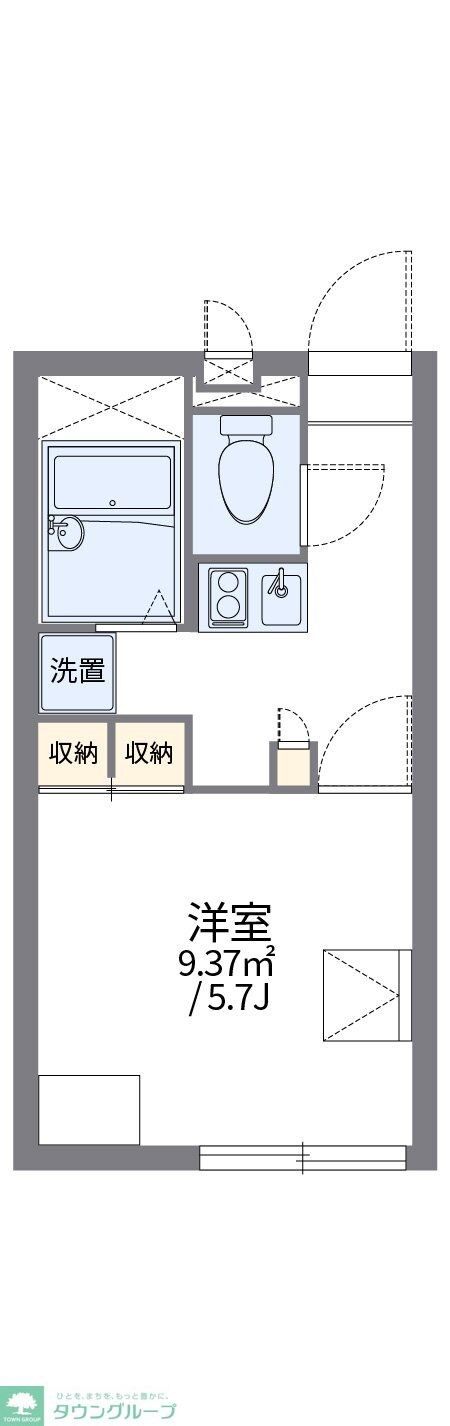 レオパレス池尻大橋の物件間取画像