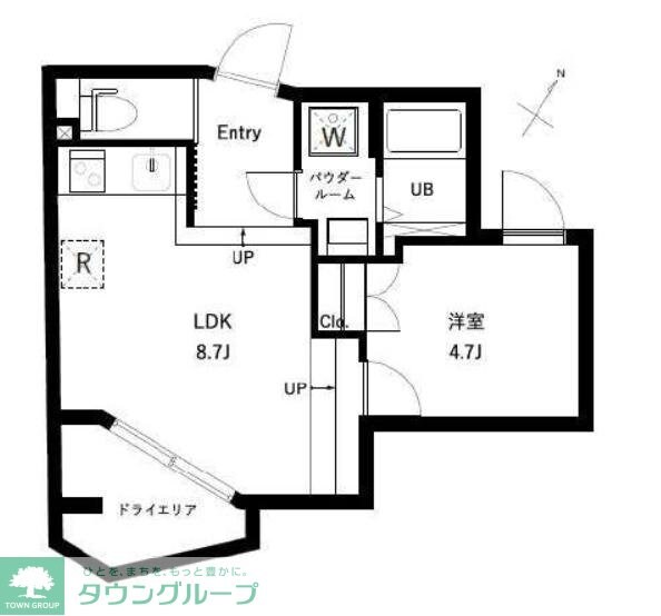 オーキッドレジデンス代々木 WESTの物件間取画像