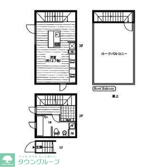 サンフェル神宮前の物件間取画像