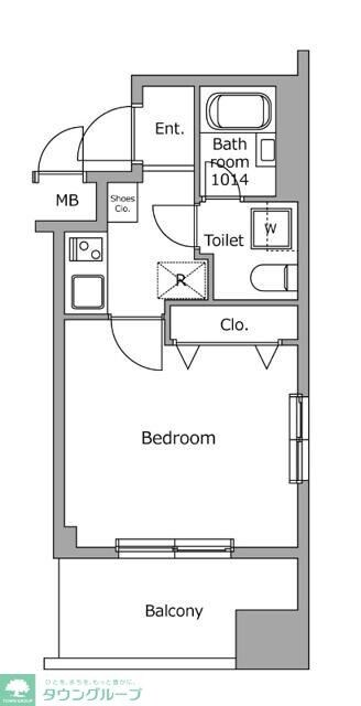 レジディア神楽坂の物件間取画像