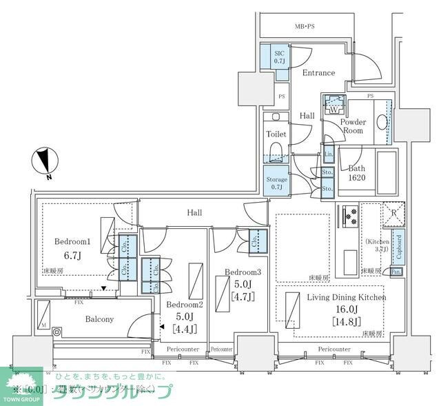 三田ガーデンヒルズ ノースヒルの物件間取画像