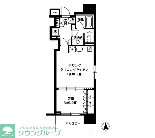 KDXレジデンス芝公園の物件間取画像
