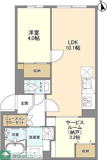 ウェルスクエア新宿戸山の物件間取画像