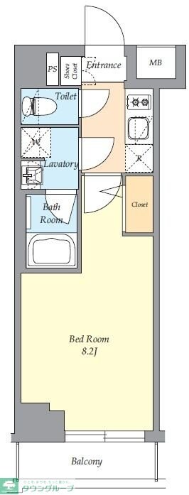 AIFLAT渋谷西原の物件間取画像