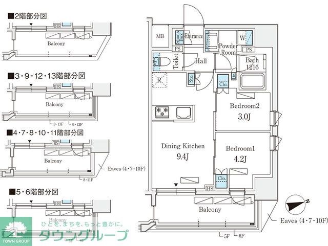 リビオメゾン御茶ノ水EASTの物件間取画像