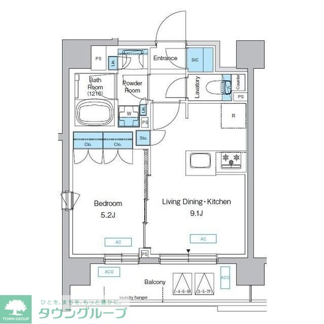 プレディアコート三軒茶屋の物件間取画像