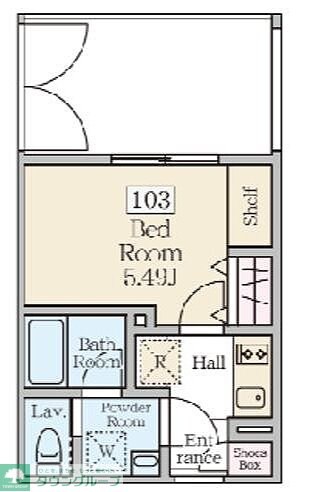 ReveResidence三軒茶屋の物件間取画像
